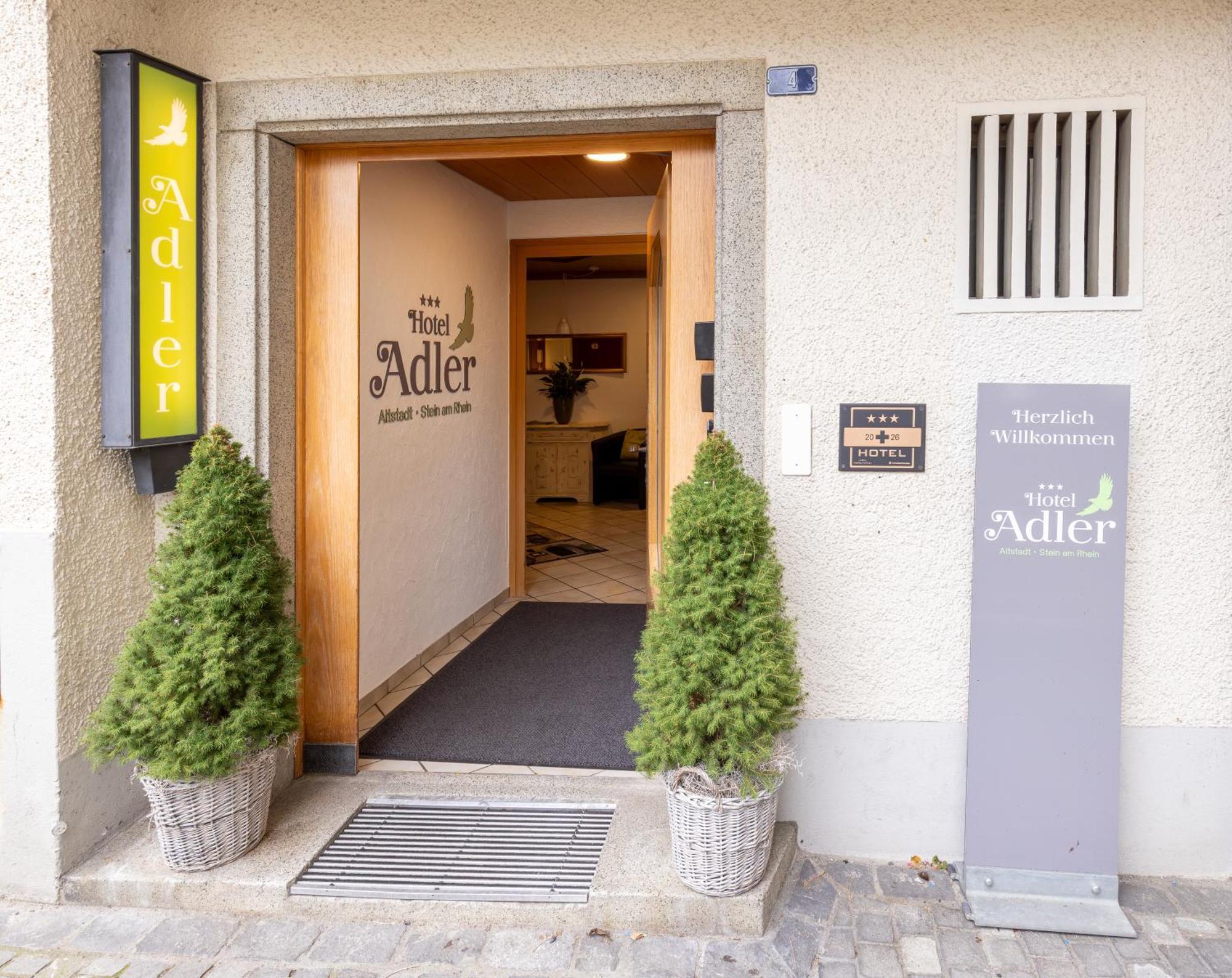Hotel Garni Adler Stein Am Rhein Exteriör bild