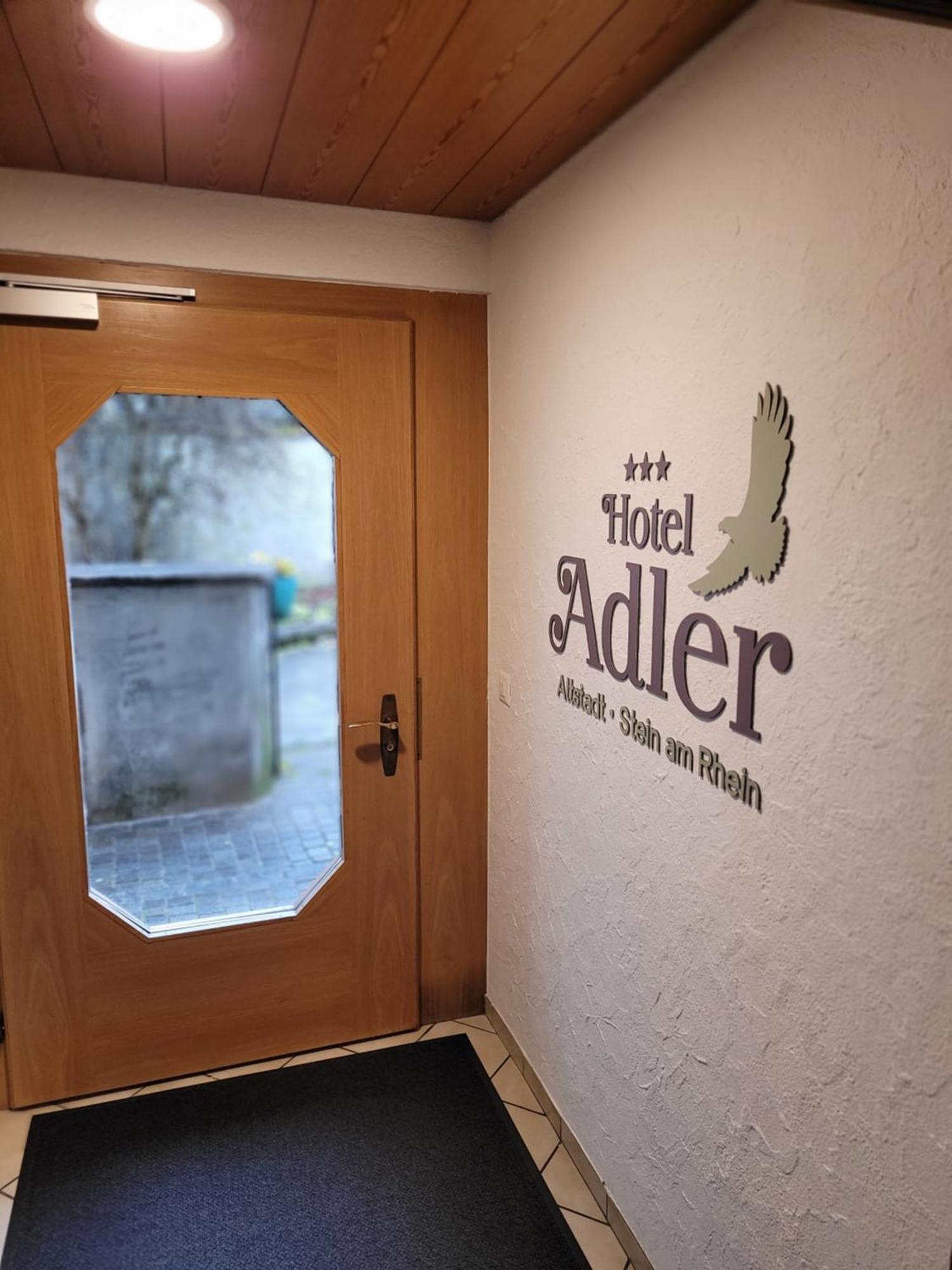 Hotel Garni Adler Stein Am Rhein Exteriör bild
