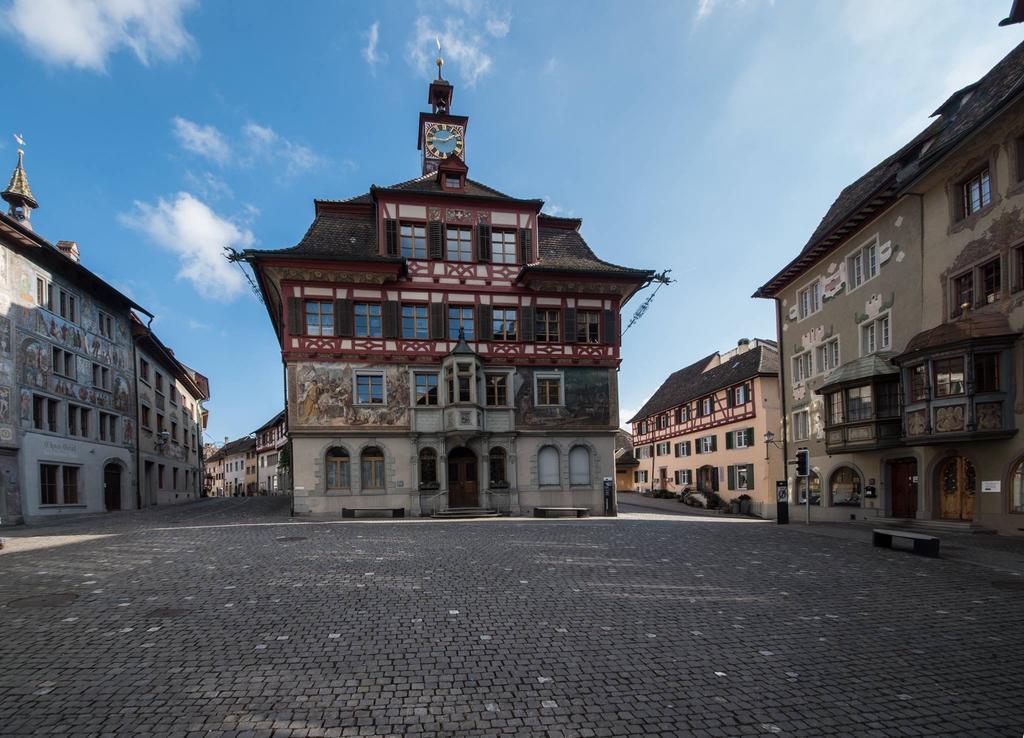 Hotel Garni Adler Stein Am Rhein Exteriör bild